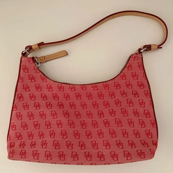 NWOT DOONEY & BOURKE MINI SHORT SHOULDER BAG, RED - Picture 4 of 6